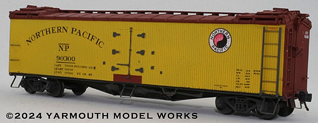 Northern Pacific 90000-90999 Series Wood Sheathed Reefer HO scale resin model kit